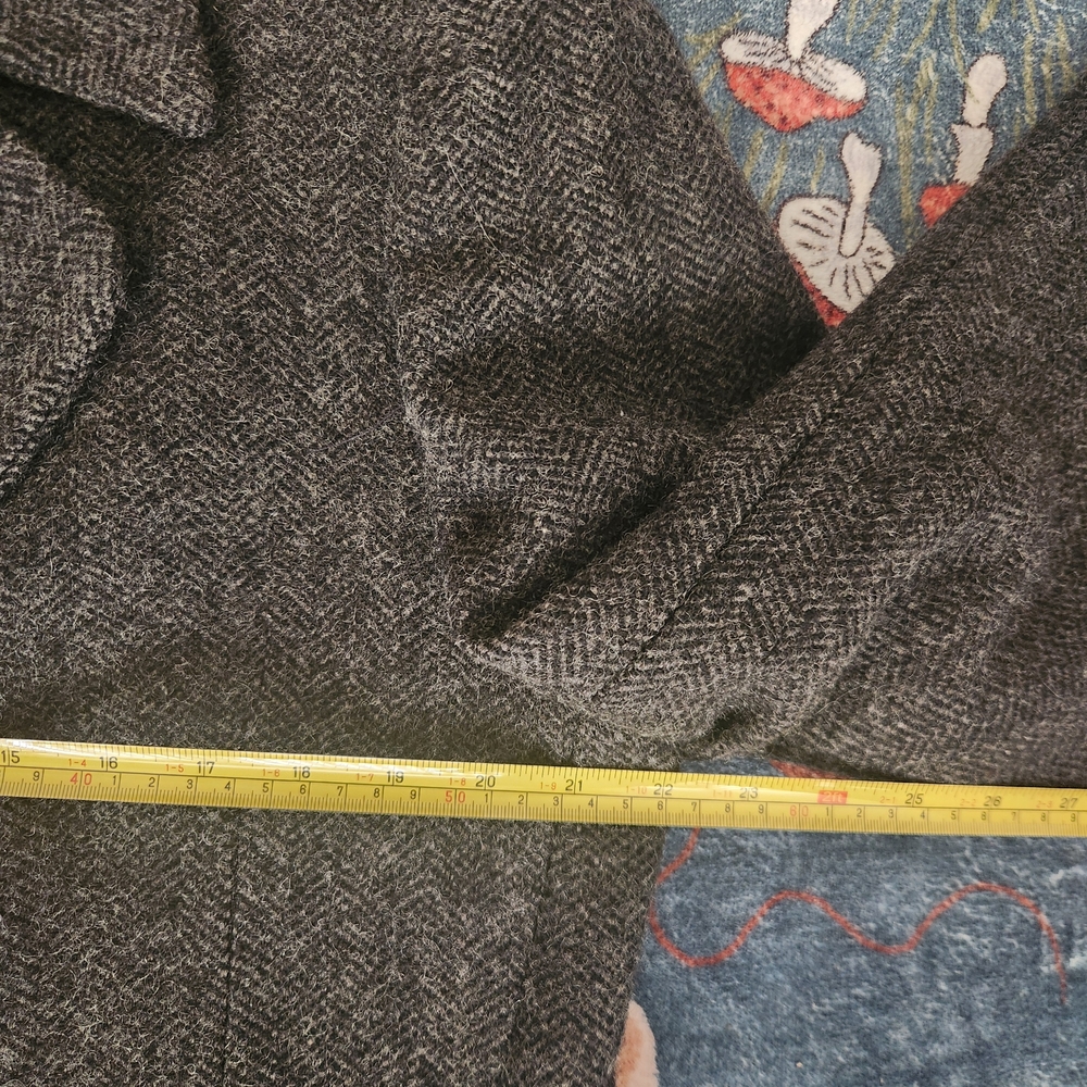 London Fog Men's Double-Breasted Wool Overcoat - Dark Gray - MiUSA - Picture 8 of 11